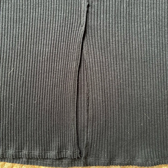 Anthropologie Black Cowl-Neck Sleeveless Midi Dress Size Small - Picture 3 of 4